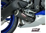 Układ wydechowy SC-PROJECT CR-T KARBON SLIP-ON YAMAHA YZF R6 RACE 2021 - 2022