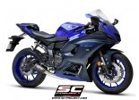 Układ wydechowy SC-PROJECT CR-T KARBON FULL SYSTEM YAMAHA YZF R7 2021 - 2022