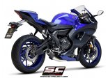 Układ wydechowy SC-PROJECT CR-T KARBON FULL SYSTEM YAMAHA YZF R7 2021 - 2022