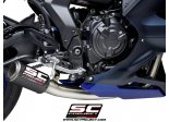 Układ wydechowy SC-PROJECT CR-T KARBON FULL SYSTEM YAMAHA YZF R7 2021 - 2022