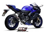 Układ wydechowy SC-PROJECT SC1-S KARBON FULL SYSTEM YAMAHA YZF R7 2021 - 2022