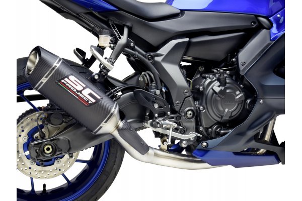 Układ wydechowy SC-PROJECT SC1-S KARBON FULL SYSTEM YAMAHA YZF R7 2021 - 2022