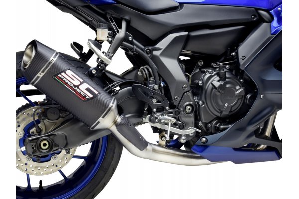 Układ wydechowy SC-PROJECT SC1-S KARBON FULL SYSTEM YAMAHA YZF R7 2021 - 2022