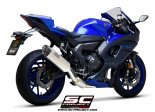 Układ wydechowy SC-PROJECT SC1-S TYTAN FULL SYSTEM YAMAHA YZF R7 2021 - 2022