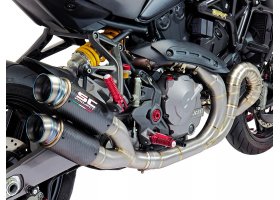 Układ wydechowy SC-PROJECT FULL SYSTEM 2-1 DUCATI MONSTER 821 2018 - 2020