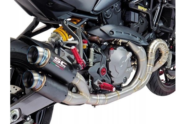 Układ wydechowy SC-PROJECT FULL SYSTEM 2-1 DUCATI MONSTER 821 2018 - 2020