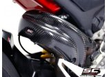 Układ wydechowy SC-PROJECT OSŁONA TERMICZNA KARBON DUCATI PANIGALE V4 / V4 S 2019 - 2020