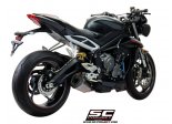 Układ wydechowy SC-PROJECT FULL SYSTEM 3-1 STAL TRIUMPH STREET TRIPLE 765 / S / R / RS 2017 - 2019