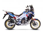 Układ wydechowy LeoVince HONDA CRF 1100 L AFRICA TWIN/ADVENTURE SPORT/DCT 2020-2022 LV ONE EVO SLIP-ON STAL CZARNY Ref:14355EB