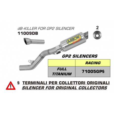 ZX-6R/636 09/14 GP2 Full Titanium