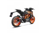 Układ wydechowy LeoVince KTM DUKE 125 / 390 2021-2023 LV-10 SLIP-ON KARBON Ref:15249C