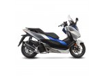 Układ wydechowy LeoVince HONDA FORZA 125 2017-2020 NERO FULL SYSTEM STAL Ref:14052