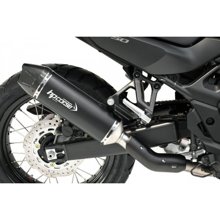 Układ Wydechowy HP CORSE SP-1 CARBON SHORT BLACK HONDA TRANSALP XL 750