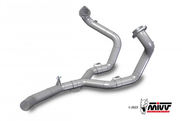 Rura de-cat MIVV Moto Guzzi V100 Mandello 2022–2024