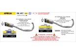 Układ Wydechowy ARROW PISTA TITANIUM FULL SYSTEM Aprilia RS 457 2024/2025