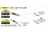 Układ Wydechowy ARROW APRILIA TUONO V4 1100 RR/FACTORY 2017/2018 LINK PIPE STAL