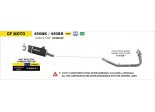 WYDECH ARROW INDY RACE EVO DARK CF Moto 450NK / 450SR 2023/2024 WYDECH ARROW INDY RACE EVO DARK CF Moto 450NK / 450SR 2023/2024