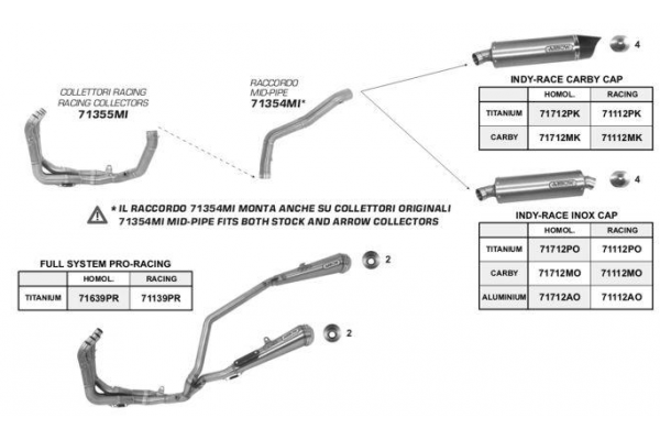 Dekat ARROW Honda CBR 600 RR 07/08 Rura eliminująca katalizator