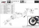 Układ wydechowy MIVV GSXR 600/750 11/13 Ghibli Inox