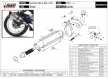 GSXR 600/750 11/13 Suono Inox