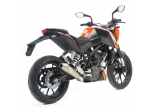 Układ wydechowy LeoVince KTM DUKE 125 11/17 GP-Style Stal Slip-on Ref: 8566