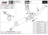 Układ wydechowy MIVV Tuono V4 APRC 11/13 GP Carbon