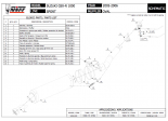Układ wydechowy MIVV GSXR 1000 05/06 Oval Karbonowy