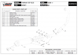 Układ wydechowy MIVV YZF 125 R 08/13 GP Karbon kompletny