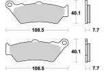 Klocki hamulcowe BRAKING na tył SM1 BMW R1200 GS ABS 15/16