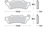 Klocki hamulcowe BRAKING na tył CM56 HONDA VFR 800 02/13