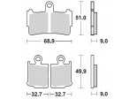 Klocki hamulcowe BRAKING na przód CM55 HONDA VFR 1200 10/16