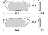 Klocki hamulcowe BRAKING na tył CM56 HONDA VFR 1200 10/16