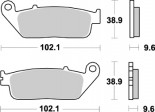 Klocki hamulcowe BRAKING na przód CM55 HONDA INTEGRA 750 14/16