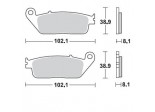 Klocki hamulcowe BRAKING na przód CM55 HONDA NC 700 S / X / D 12/13