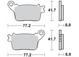 Klocki hamulcowe BRAKING na tył CM56 HONDA CBR 600 F 11/13