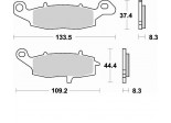 Klocki hamulcowe BRAKING na przód CM55 KAWASAKI VERSYS 650 07/14