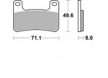 Klocki hamulcowe BRAKING przednie P1R SUZUKI GSX-R 600/750 04/10