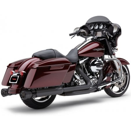 Street Glide - FLHX 11/15 Race-Pro 4" Slip-Ons (B&Black) Ref: 6218BB