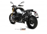 BMW R NINE T 14/17 X-CONE BLACK PAINTED STAINLESS STEEL