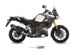 Układ wydechowy MIVV V-Strom 1000 14/15 SPEED EDGE BLACK Stal S.042.LRB