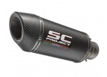 Układ wydechowy SC-PROJECT OVAL KARBON SLIP-ON APRILIA RSV4 / RF / RR 2015 - 2016