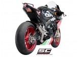 Układ wydechowy SC-PROJECT CR-T MESH TYTAN SLIP-ON APRILIA RSV4 / RF / RR 2015 - 2016