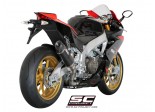 Układ wydechowy SC-PROJECT OVAL KARBON SLIP-ON APRILIA RSV4 / FACTORY / R / APRC 2009 - 2014