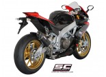 Układ wydechowy SC-PROJECT OVAL KARBON SLIP-ON APRILIA RSV4 / FACTORY / R / APRC 2009 - 2014