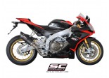 Układ wydechowy SC-PROJECT OVAL KARBON SLIP-ON APRILIA RSV4 / FACTORY / R / APRC 2009 - 2014