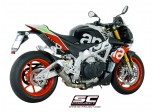 Układ wydechowy SC-PROJECT S1 TYTAN SLIP-ON APRILIA TUONO V4 1100 / FACTORY / RR 2017 - 2020