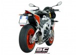 Układ wydechowy SC-PROJECT S1 TYTAN SLIP-ON APRILIA TUONO V4 1100 / FACTORY / RR 2017 - 2020