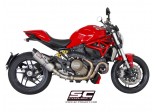 Układ wydechowy SC-PROJECT OVAL TYTAN SLIP-ON DUCATI MONSTER 1200 / S 2014 - 2016