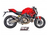 Układ wydechowy SC-PROJECT CR-T KARBON SLIP-ON DUCATI MONSTER 821 2014 - 2017