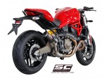 Układ wydechowy SC-PROJECT CR-T KARBON SLIP-ON DUCATI MONSTER 821 2014 - 2017